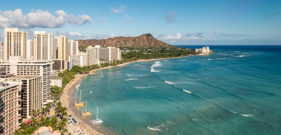 Honolulu coastline